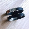 thumbnail image 2 of Bracelets d'Alerte Médicale pour Femmes Ajustables en Acier Inoxydable Silicone Sensibilisation d'Urgence Bracelet d'Identité Médicale, 2 of 4