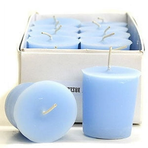 3 Boxes of Ocean Breeze Votive Candles Votive Candles Pack: 12 per box 1.75 in. diameter x 2 in. tall