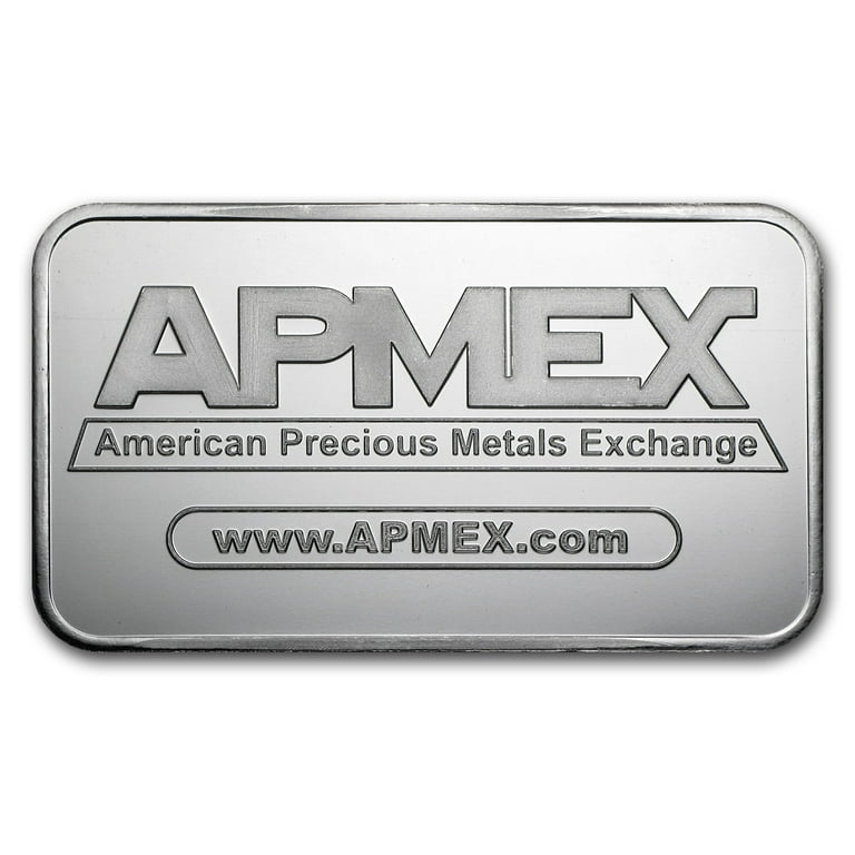 APMEX 5 oz Silver Bullion Bar - .999 Fine Silver in TEP Packaging