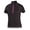 Black/Boysenberry, variant on Monterey Club Women's Dandy Contrast Zip Front Golf Polo Shirt #2304