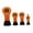 Orange, variant on AMLESO Golf covers Golf Club Head Covers for Woods Portable Long Neck Golf Covers for Men, Women Golfer Equipment 1 3 U