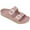 Pink, variant on Women's Double Buckle Sandals Adjustable Strap EVA Lightweight Cushioned Slides
