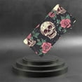 thumbnail image 6 of Skull and Roses Motif Funny Personalized License Plate Rust-proof Stainless Steel Metal License Plate Suitable For Men And Women 12.2" x 6.2", 6 of 7