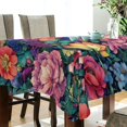 thumbnail image 5 of Yayeee Tablecloths 54" x 72" Rectangle Wrinkle Resistant Party Table Cover, Ethereal Floral Harmony, 5 of 8