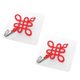 thumbnail image 1 of Decorative Hook Wreath Hooks for Front Door Home Decor 8x8cm PVC 2Pcs, 1 of 3