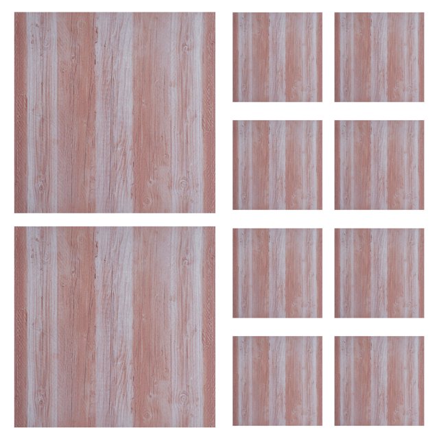 ADDHAT 10Ud Azulejos Vinílicos De Estilo Madera Autoadhesivos Para Pared Resistente A Humedad Para Backsplash Y