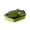 Green, variant on Green Kitty Litter Pan With Scoop Small High Sides Spill Proof Plastic Easy Clean Green 17.3X13.0X5.9Inch