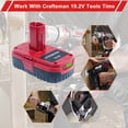 thumbnail image 2 of FSKE Replacement for Craftsman 19.2V Battery Lithium ion C3 11375 11376 130279005 1323903 130211004 130279003 130279017 Tools 3500mah 2 Packs, 2 of 7