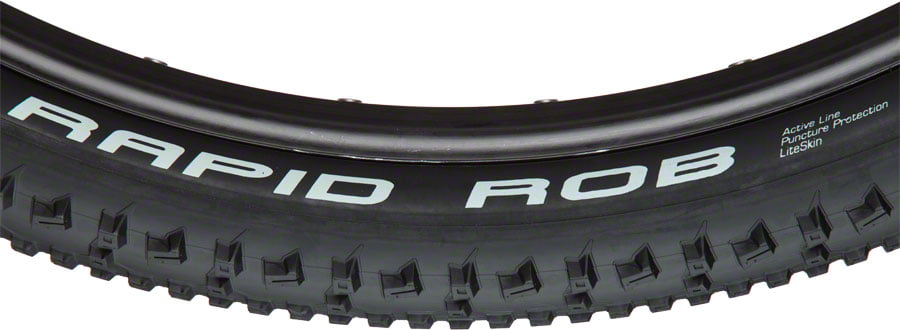 1 x Rapid Rob 29 x 2.25 Black MTB Tyre With K-Guard Active Line Plus SV Tubes 