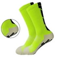 thumbnail image 5 of Outdoor Dispensing Non Slip Breathable Sports Socks Football Socks Medium Tube Cycling Socks BLACK&GREEN, 5 of 8