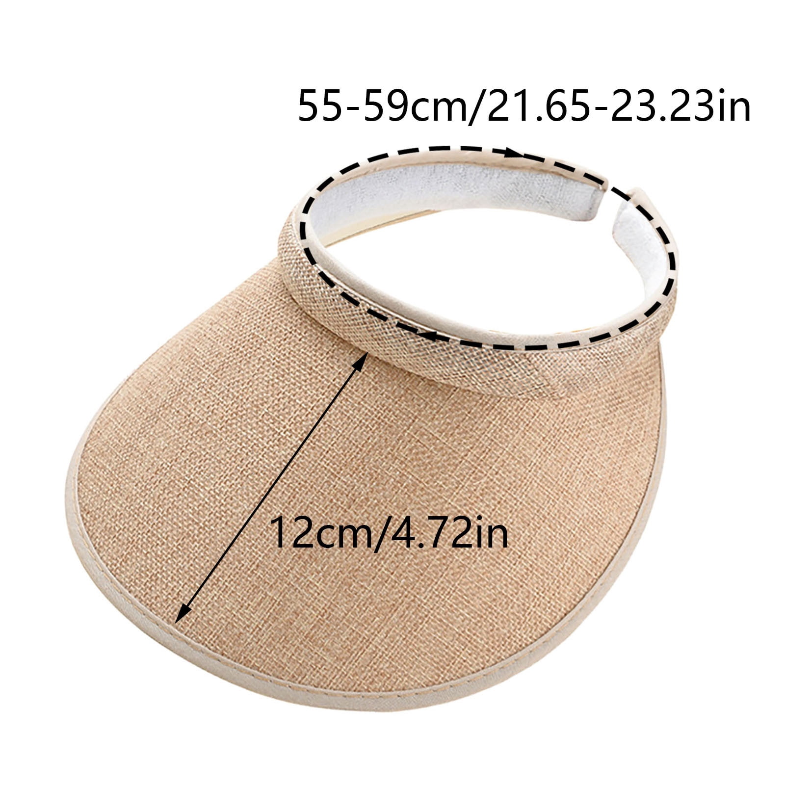Sun Visor Hat for Women & Men - Wide Brim Clip On Beach Hat  display picture 1