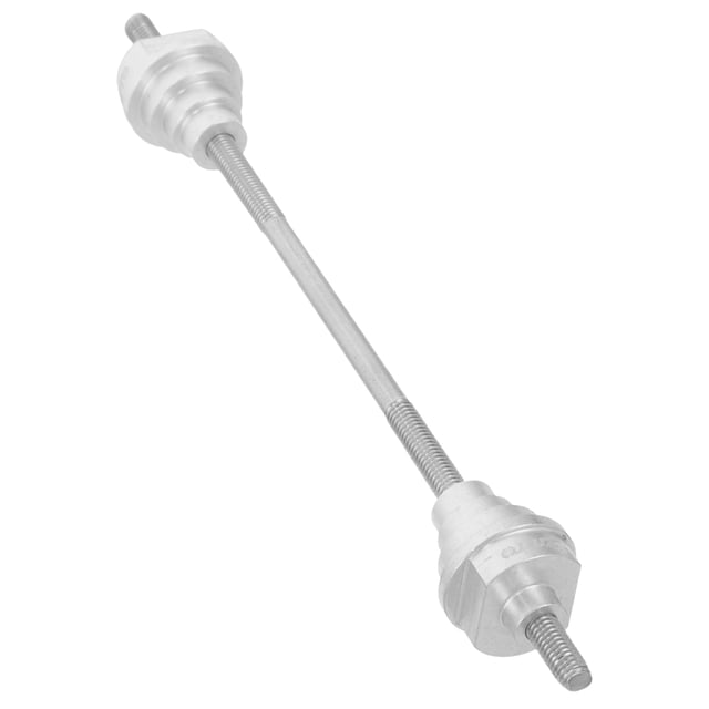 Homoyoyo Support de Dévoilage de Roue de Bicyclette en Acier avec Adaptateur d'Axe Traversant pour Roue avant