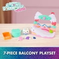 thumbnail image 2 of Gabby's Dollhouse: The Movie, Balcon Friandises de Cakey Cat, avec figurine et accessoires pour maison de poupée, jouets pour filles et garçons à partir de 3 ans, 2 of 5