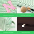 thumbnail image 4 of Bolsa de cosméticos Btffitting Bolsa de maquillaje personalizada verde, 4 of 7