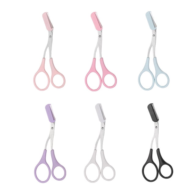 EGNMCR Eyebrow Trimmers Scissor Eyebrow Scissors With Comb Precision Eyebrow Trimming Scissors Non- Eyebrow Cutter Hair Removal Eyebrow Scissors Eyebrow trimmer