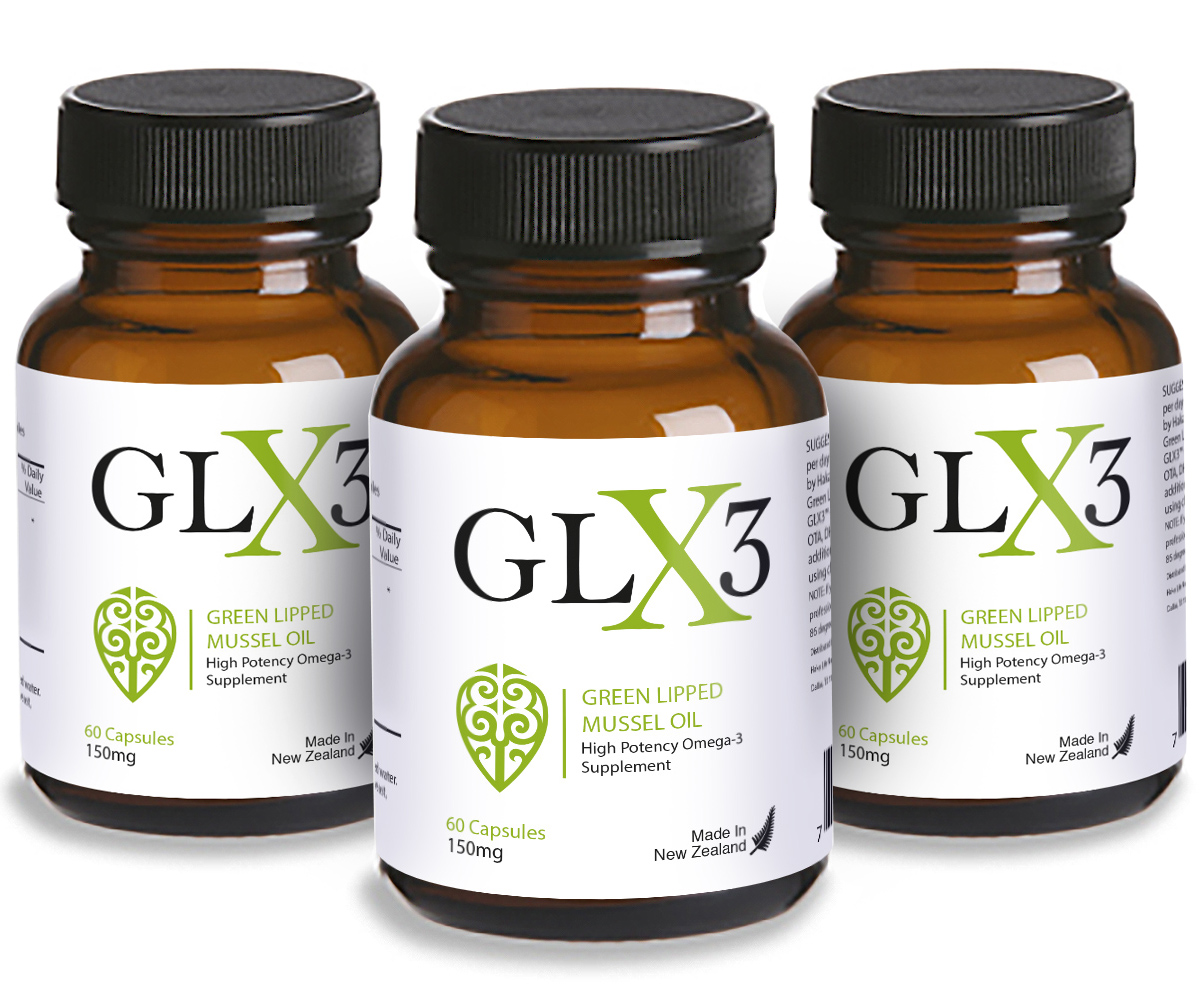 Green Lipped Mussel Oil by GLX3 Extra Strength Mussel Oil COLD