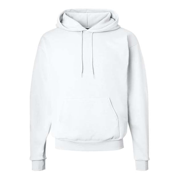 Hanes Men's Pullover EcoSmart Sudadera con capucha, blanco, 5X Large