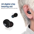 thumbnail image 4 of Britzgo Rechargeable Sound Amplifier  Digital Noise Cancelling - BHA-611S,Matte Black, 4 of 7