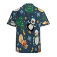 thumbnail image 3 of High Quality Hawaiian Shirts for Men Short Sleeve Aloha Beach Shirt Floral Summer Casual Button Down Shirts Blouses EWMEW5, 3 of 7