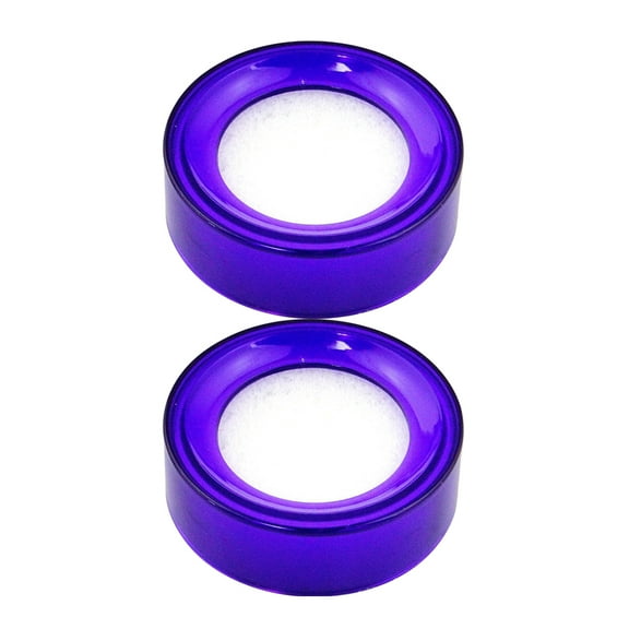 LEORX  Money Counting Hand Wet Device Cylinder Moisten 6.80X6.80X2.60CM Purple Sponge Office