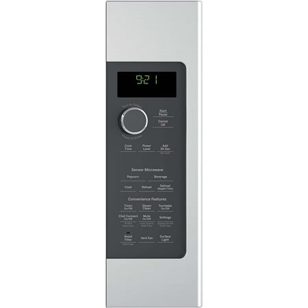 GE Profile - 2.1 cu. ft. Sensor Over-the-Range Microwave - Stainless steel