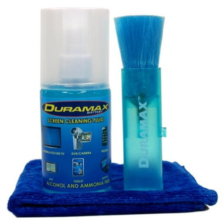 Duramax All in-1 Premium Screen Cleaner for LCD/LED/TABLETS Alcohol and Ammonia