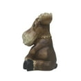 thumbnail image 3 of Hi-Line Gift Ltd. Sitting Moose Garden Statue Decor, 3 of 5