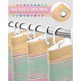 thumbnail image 6 of Easter Shower Curtain Spring Color Wooden Shower Curtains for Bathroom Decor Farmhouse Wood Plank Bath Curtains Sets for Spring Easter Bathroom Decor Fabric Waterproof Standard 72" X 72", 6 of 6