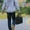 Black, variant on 5 Packs File Bag Business Meeting Handbag Storage Tote Bag Shoulder Bag Office Bag Messenger Bag Briefcase for Men Women Work and Daily Use