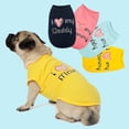 thumbnail image 4 of NIBOLOG Pet Vest Cartoon Printing Soft Decorating Dogs Cats Short Sleeve Tops for Home Wear, 4 of 8