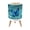 Color 1, variant on Small Trash Can with Lid Sea Turtle Teal Beach Theme Turtle Marine Life Coastal 1.8 Gallon Dog Proof Trash Can Round Garbage Can Waste Bin Wastebasket for Bathroom Bedroom Living Room