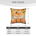 thumbnail image 2 of KLL Halloween Flamingos Decorative Throw Pillow Covers Velvet Soft for Couch Sofa Bedroom Living Room Outdoor (No pillow core)- 20"x20", 2 of 5