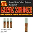 thumbnail image 3 of Gone Smoke Personal Smoke and Odor Eliminator Spray, 1 oz, 3 pack, 3 of 4