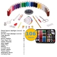 thumbnail image 5 of Genreen Sewing Kit for Adults (106 PCS) - Small Beginner Set w/Multicolor Thread, Needles, Scissors, Thimble & Clips - Emergency Repair and Travel Kits - Sewing Accessories and Supplies, 5 of 9