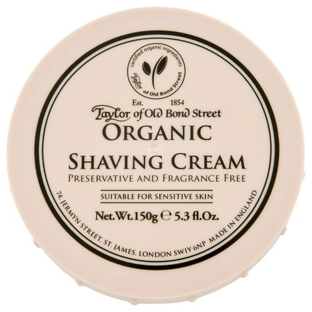 Taylor of Old Bond Street Shaving Cream Bowl, Organic, 5.3 oz