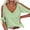 Light green, variant on Summer V-neck Women Solid Color Off Shoulder Casual Shirt Bownot Blouse Tops