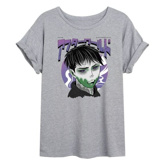 Instant Message - Afterworld - Juniors Anime Ideal Flowy Muscle T-Shirt