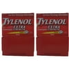 Pack of (2) Tylenol Extra Strength Pain Reliever Caplets, 50 Pouches of 2 Caplets, (200 Caplets per Box)