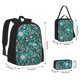 thumbnail image 2 of Easygdp Lephants in the Jungle Mochila para Niños y Niñas con Set de Caja de Almuerzo y Estuche para Lápices 3 en 1, Mochila Escolar Estampada para Adolescentes, 2 of 7