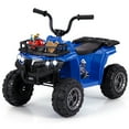 thumbnail image 3 of CIPACHO 6V Kids Ride On Electric ATV with LED Headlights and MP3 Player for Toddlers 3-8 Years Old, Battery Powered Electric Ride on Car, 4-Wheeler Quad Car Toy, Blue, 3 of 4