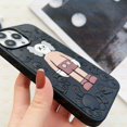 thumbnail image 5 of KAWS Étui de Téléphone en Silicone pour iPhone 16 Pro Max - Design Antichoc et Léger (Rouge Sans Logo), 5 of 5