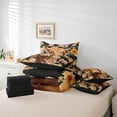 thumbnail image 6 of jejeloiu Farmhouse Highland Cattle 7-Piece Bedding Comforter Set,Country Floral Blossom King Bedding Sets,Brown Black Pink Bed Sheets For Teens,Super Cozy Room Decor Reversible, 6 of 8