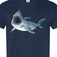 thumbnail image 4 of Inktastic Great White Shark T-Shirt, 4 of 5