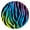Round Elas, variant on Round Elastic Tablecloth with Zebra Print - Waterproof, Windproof Fitted Table Cover for Outdoor Picnic, Dining (44 inches) - Modern Zebra Stripes Design, Scratch-Resistant & Wipeable