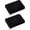 Black, variant on Bathroom Self Draining Soap Dish, Silicone Soap Holder for Bar Soap, Pack of 2
