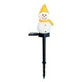 thumbnail image 2 of Solar Christmas Snowman Staca artificial LED Lámpara Lámpara Luz de paisaje para Oarda de invierno Partido Pathway Césped Amarillo shamjiam Luces de enchufe de tierra, 2 of 6