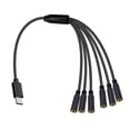 thumbnail image 5 of Divisor Tipo C A 3.5 Mm 1 6 Maneras Cable Extensión Audio Femenino, 5 of 5
