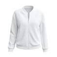 thumbnail image 4 of Enjoytime Fall Jackets for Women Stand Collar Long Sleeve Zip Up Jacket Trendy Casual Lightweight Coat, 4 of 8