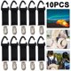 thumbnail image 5 of Con Clip para Sombrero Lona ​​portátil Con Clip para Guardar Sombreros para Viajes Al Aire Libre (negro), 5 of 5