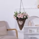 thumbnail image 3 of Ramo de flores artificiales Naiovety de eucalipto y rosas rosa claro para interiores y exteriores, 3 of 6